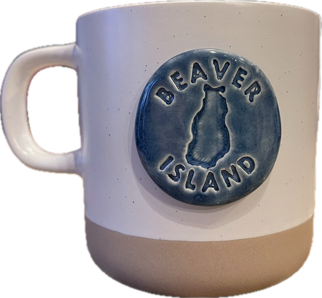 Jumbo Beaver Island Hand Painted Mug