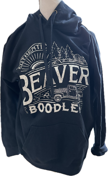 Beaver Island Boodler Pullover Hooded Sweatshirt Navy