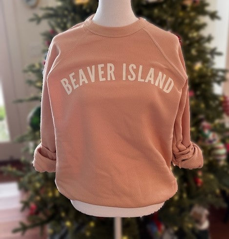 Peach Beaver Island Women's Sweatshirt